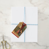 St. Nicholas Kinderen Fruit Speelgoed Feest Kerstm Cadeaulabel (Met Touw)