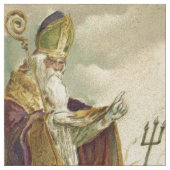 St Nicholas Krampus Pitchfork Priester Stof (Swatch)