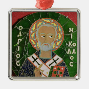 St. Nicholas Metalen Ornament