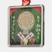 St. Nicholas Metalen Ornament (Links)