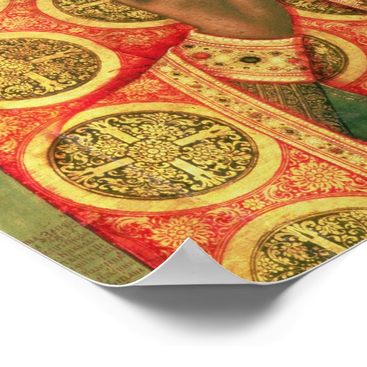 St. Nicholas, Moskouse School Poster (Hoek)