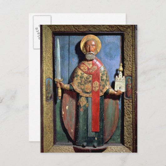 St. Nicholas of Mozhaisk, Yaroslavl School Briefkaart (Voorkant / Achterkant)