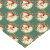 St Nicholas Retro Pattern Kerstmis Medium Tafelloper (Hoek)