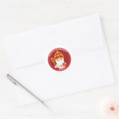 St. Nicholas Ronde Sticker (Envelop)