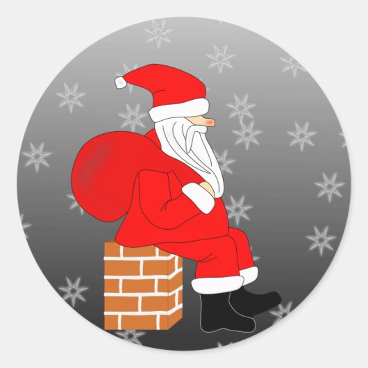 St. Nicholas Ronde Sticker (Voorkant)