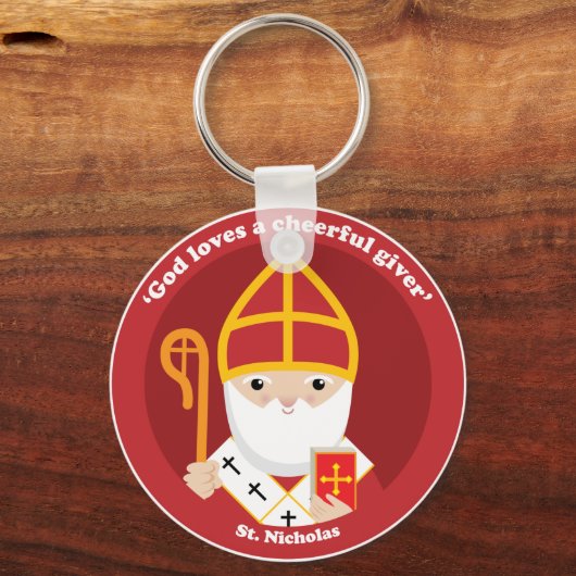 St. Nicholas Sleutelhanger (Voorkant)