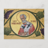 St. Nicholas the Wonder-Worker Prayer Card Briefkaart (Voorkant)
