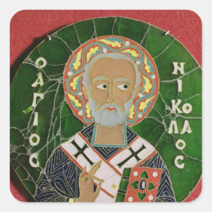 St. Nicholas Vierkante Sticker