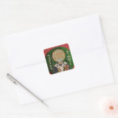 St. Nicholas Vierkante Sticker (Envelop)