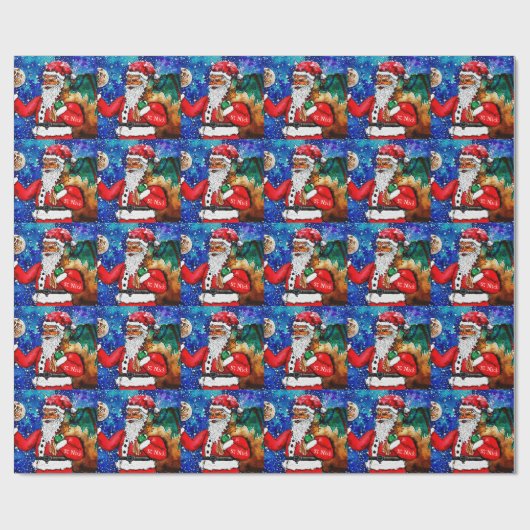 St Nick Cadeaupapier (Vlak)