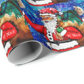 St Nick Cadeaupapier (Rol Hoek)