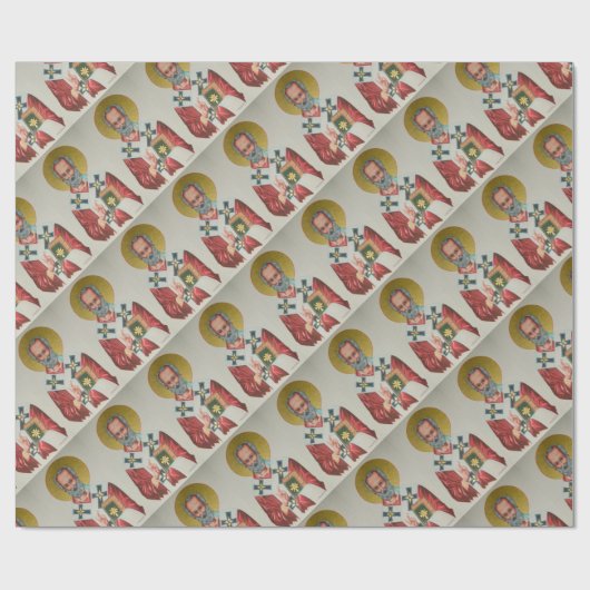 st nick cadeaupapier (Vlak)