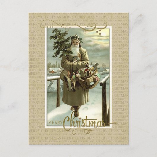St Nick Christmas  Reproduction Briefkaart (Voorkant)