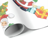 St. Nick en Gifts Cadeaupapier (Rol Hoek)