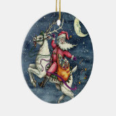 ST. NICK, FLYWITTE REINDEER, CHRISTMAS MAGIC KERAMISCH ORNAMENT (Rechts)