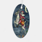 ST. NICK, FLYWITTE REINDEER, CHRISTMAS MAGIC METALEN ORNAMENT (Voorkant Rechts)