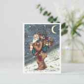 ST. NICK IN TEDDY BEAR SUIT, CHRISTMAS TEDDIES FEESTDAGENKAART (Staand voorkant)