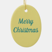 ST. NICK IN TEDDY BEAR SUIT, CHRISTMAS TEDDIES KERAMISCH ORNAMENT (Achterkant)