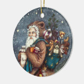 ST. NICK IN TEDDY BEAR SUIT, CHRISTMAS TEDDIES KERAMISCH ORNAMENT (Links)