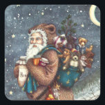 ST. NICK IN TEDDY BEAR SUIT, CHRISTMAS TEDDIES VIERKANTE STICKER<br><div class="desc">ZOEKEN NAAR EEN SPECIALE SANTA? HIJ BRENGT TEDDY NAAR GOEDE BEETJES EN MEISJES. KERST STICKERS *Aanpassen ... .Zoek overeenkomende items Susan Brack-Design</div>