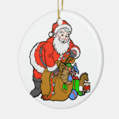 St. Nick Keramisch Ornament (Links)