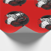 st nick krampus cadeaupapier (Hoek)