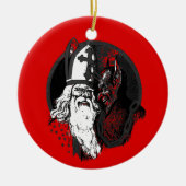 st nick krampus keramisch ornament (Voorkant)