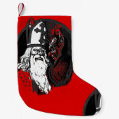 st nick krampus kleine kerstsok (Voorkant)