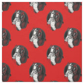 st nick krampus stof (Swatch)