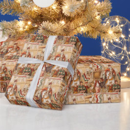 St. Nick St. Nicholas Dutch Sinterklaas Cadeaupapier