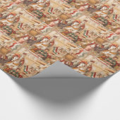 St. Nick St. Nicholas Dutch Sinterklaas  Cadeaupapier (Hoek)