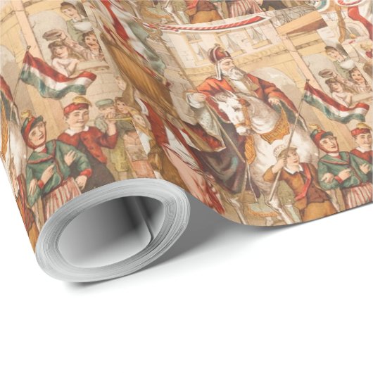 St. Nick St. Nicholas Dutch Sinterklaas  Cadeaupapier (Rol Hoek)