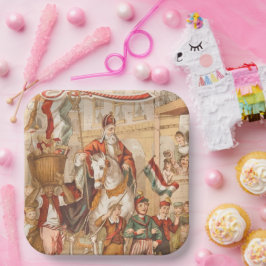 St. Nick St. Nicholas Dutch Sinterklaas Papieren Bordje