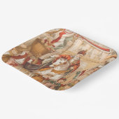 St. Nick St. Nicholas Dutch Sinterklaas  Papieren Bordje (Gebogen)