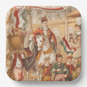 St. Nick St. Nicholas Dutch Sinterklaas  Papieren Bordje (Voorkant)