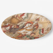 St. Nick St. Nicholas Dutch Sinterklaas  Papieren Bordje (Gekanteld)