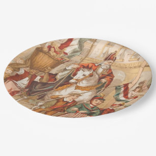 St. Nick St. Nicholas Dutch Sinterklaas  Papieren Bordje