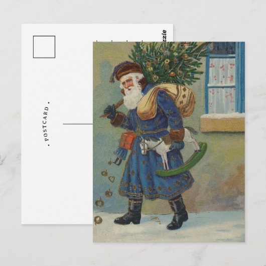 St. Nick |  vakantie Briefkaart (Voorkant / Achterkant)