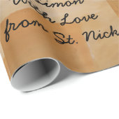 St. Nick Waterverf Sinterklaas St. Nicholas Miter Cadeaupapier (Rol Hoek)