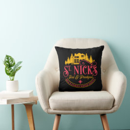 ST-NICKS BED & BREAKFAST grappige kerst Kussen