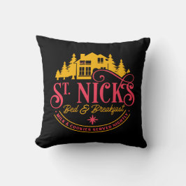 ST-NICKS BED & BREAKFAST grappige kerst Kussen