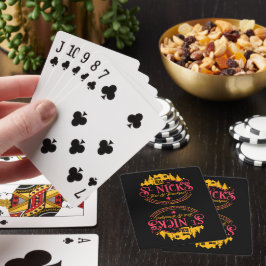 ST-NICKS BED & BREAKFAST grappige kerst Pokerkaarten