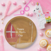 St. Nick's Day Sinterklaas Funny Waterverf Miter Papieren Bordje (Feest)