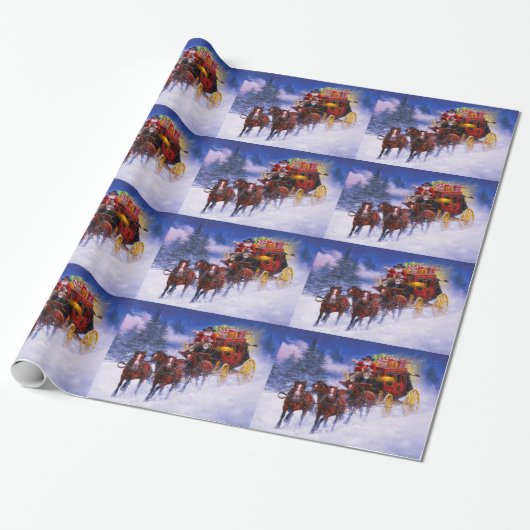 St. Nicks Express Cadeaupapier (Uitgerold)