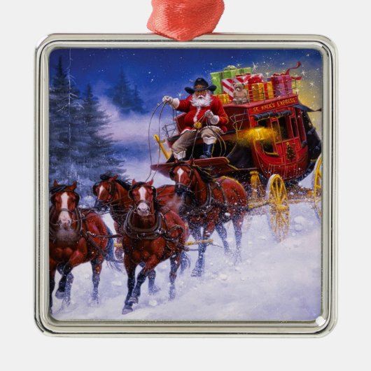 St. Nicks Express Metalen Ornament (Voorkant)
