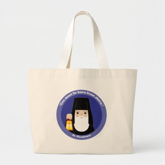 St. Nicodemus Grote Tote Bag (Voorkant)