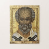 St. Nicolaas de wonderdoener Orthodox Icoon Legpuzzel (Verticaal)