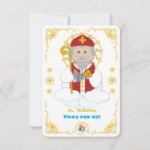 St. Nicolaas Heilige Kaart (Voorkant)