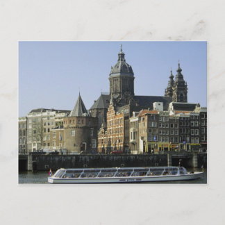 St. Nicolaaskerk en de Toren van Tears, Amsterdam Briefkaart