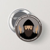 St. Nimatullah al-Hardini Ronde Button 5,7 Cm (Voorkant /achterkant)
